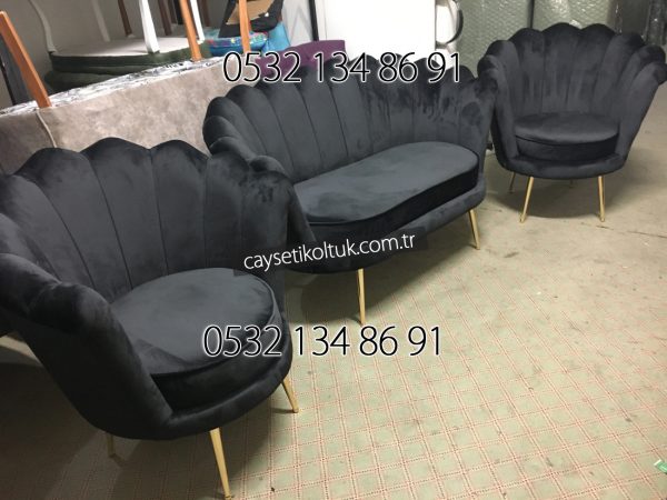 Alaçatı, inci, papatya istiridye Bekleme Koltuk Takımı