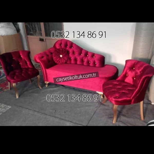 Bordo Dinlenme koltuğu çayseti concept tasarım