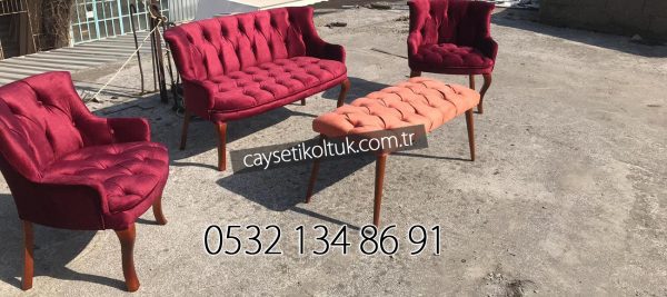 Üsküdar Çayseti koltuk Takımı Berjer Bekleme